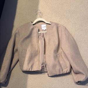 Joe's Jeans Tan small Cropped Jacket